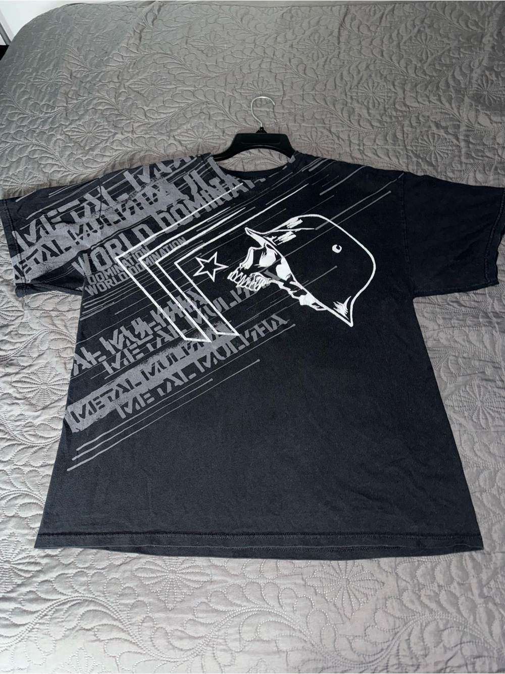 Metal Mulisha T-Shirt Motocross MX
Supercross Dirtbike Faded Black Tee Large